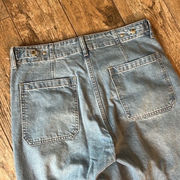 Denim Forum ARITZIA The Lou Hi-rise Jean 7 yrs blue taboo size 30 - Picture 10 of 10